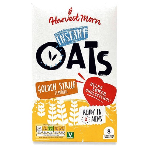 Golden Syrup Flavour Instant Porridge Satchets (8)