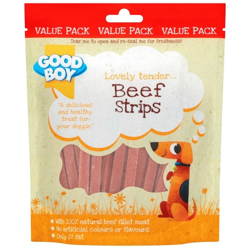 Good Boy Beef Strips Dog Treats