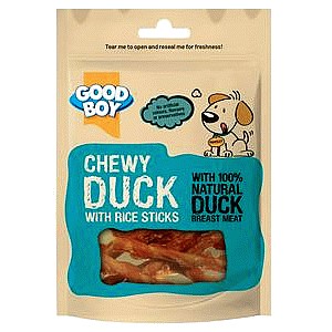 Good Boy Chew Duck with Rice Sticks Dog Treats (70g)