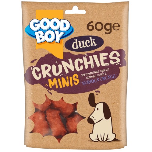 Good Boy Crunchies Duck Mini Reward Dog Treats (60g)