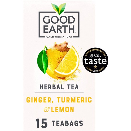 Good Earth Turmeric Lemon Ginger Tea Bags (15 x 25g)