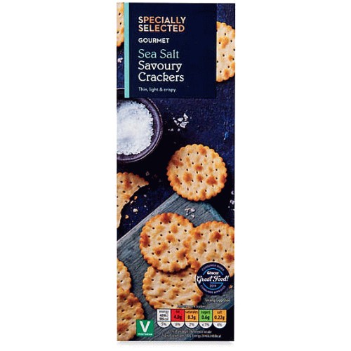 Gourmet Sea Salt Savoury Crackers