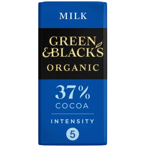 Green & Black's Organic Milk Chocolate 37% Cocoa Bar (90g)