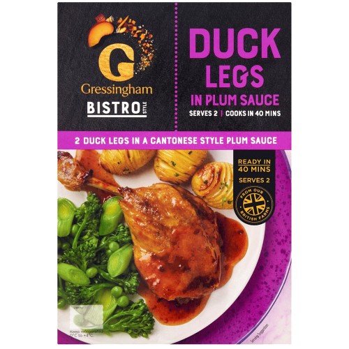 Gressingham Bistro 2 Duck Legs In Plum Sauce (400g)