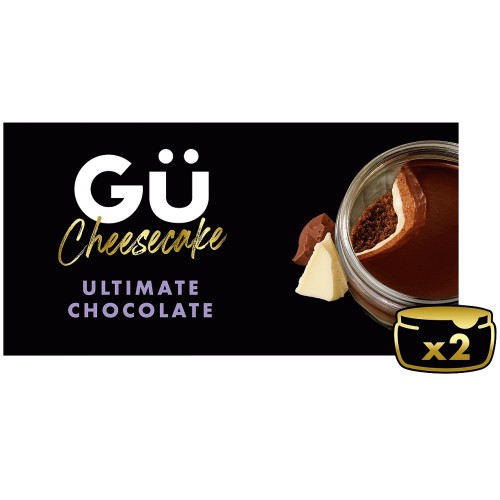 Gu Ultimate Chocolate Cheesecake Desserts (2 x 85g)