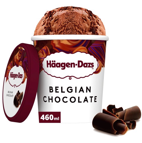 Haagen-Dazs Belgian Chocolate Ice Cream (460ml)