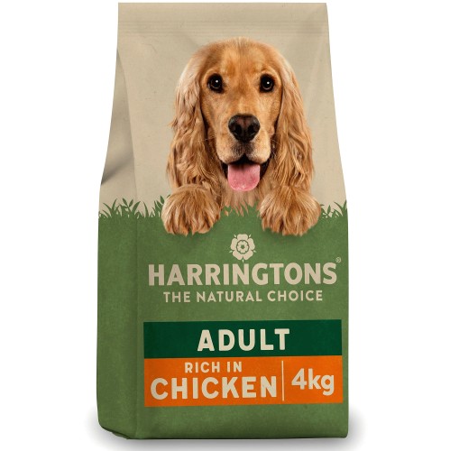 Harringtons Chicken & Rice Dry Adult Dog Food Rich in & (4kg)