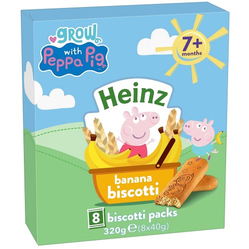Heinz Banana Biscotti 7+ Months (8 x 40g)