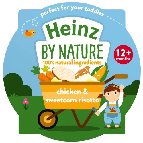 Heinz By Nature Chicken & Sweetcorn Risotto Baby Food Tray 12+ Months (200g)