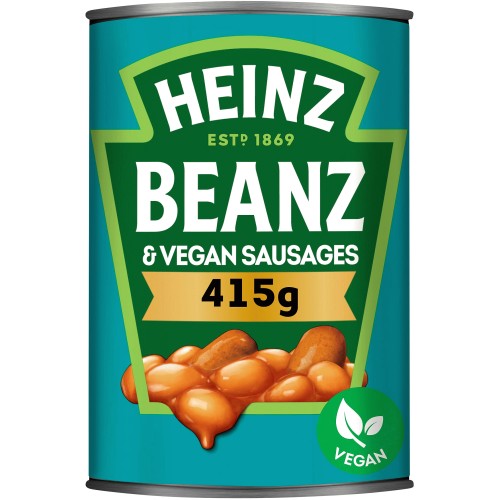 Heinz Plant-Based Beanz & Vegan Sausages (415g)