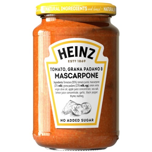 Heinz Tomato Grana Padano & Mascarpone Pasta Sauce (350g)