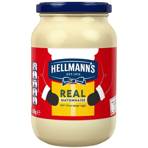 Hellmann's Real Mayonnaise Jar (600g)