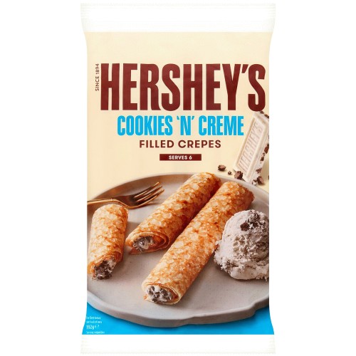 Hershey's Cookies 'N' Creme Filled Crepes (6 x 192g)