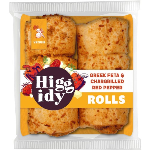 Higgidy Feta & Red Pepper Veggie Mini Rolls (160g)