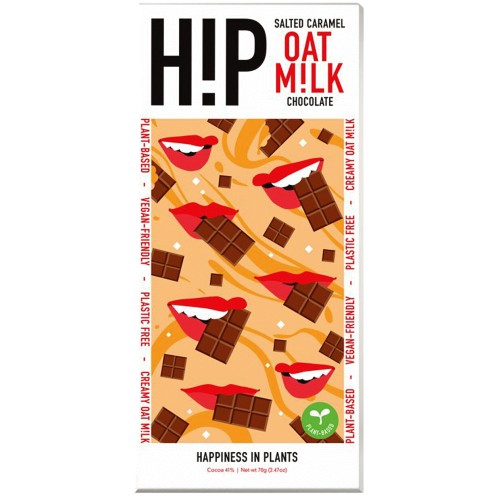 Hip Salted Caramel Oat Milk Chocolate (70g)