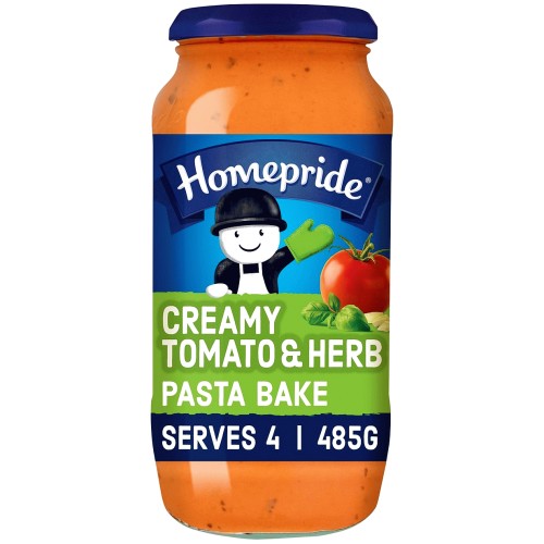 Homepride Pasta Bake Sauce Creamy Tomato & Herb (485g)