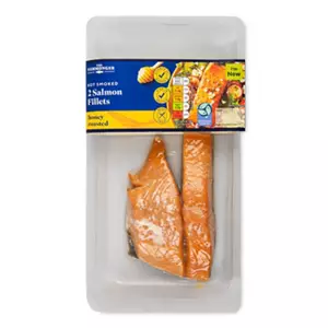Honey Roasted Hot Smoked Salmon Fillets 2 Pack