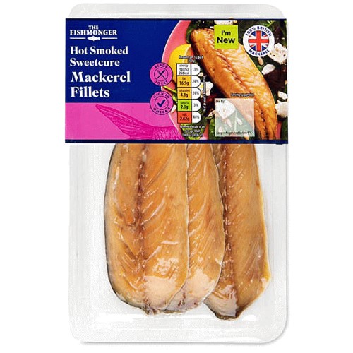 Hot Smoked Sweetcure Mackerel Fillets