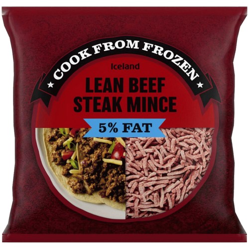 Iceland Lean Beef Steak Mince (400g)