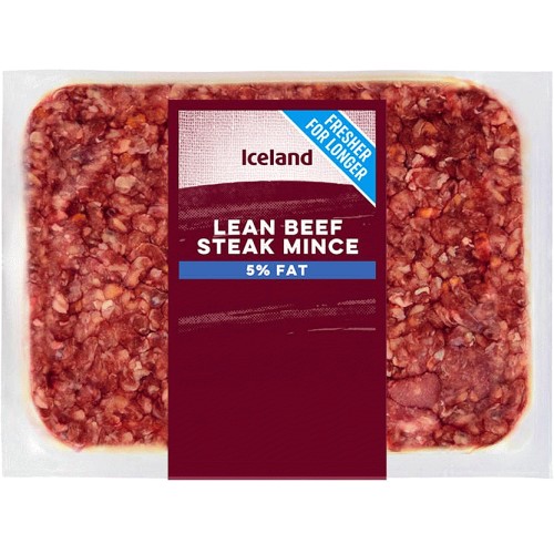 Iceland Lean Beef Steak Mince 5% Fat