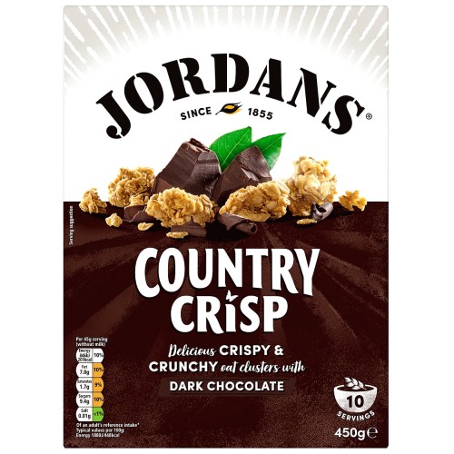 Jordans Dark Chocolate Country Crisp Cereal (450g)