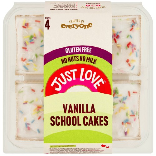 Just Love Gluten Free Vanilla School Cakes (4)