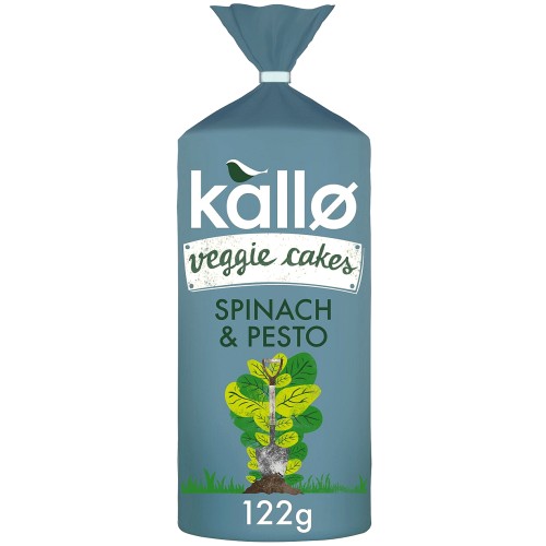 Kallo Veggie Cakes Spinach & Pesto (122g)