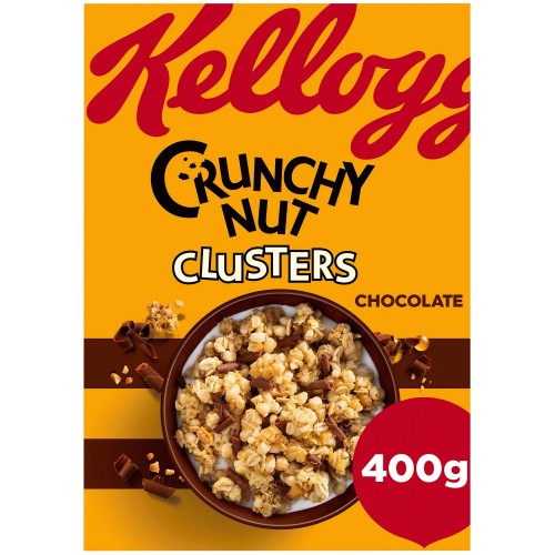 Kellogg's Crunchy Nut Clusters Chocolate Cereal (400g)