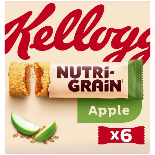 Kellogg's Nutri-Grain Apple Cereal Bars (6 x 37g)