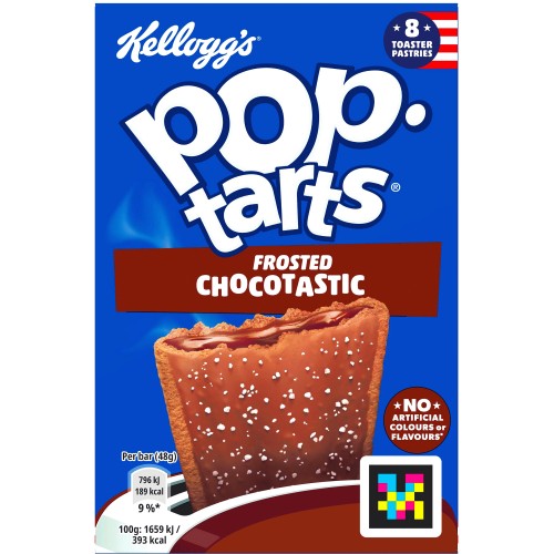 Kellogg's Pop Tarts Choctastic Breakfast Pastry Snack (8 x 48g)