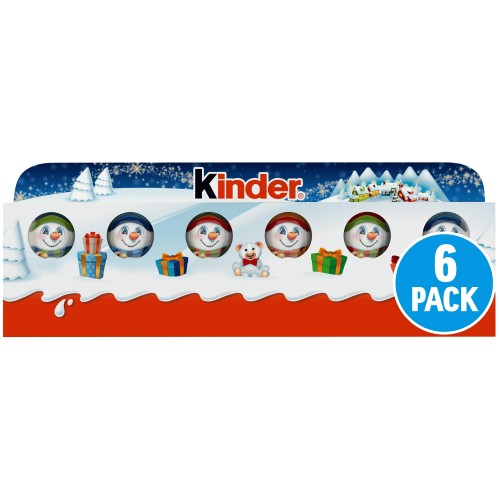 Kinder Milk Chocolate Christmas Mini Figures (6Pack) (15g)