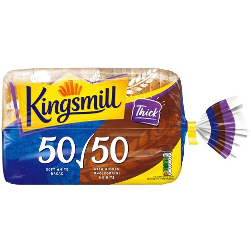 Kingsmill Thick Sliced 50 50 Bread (800g)