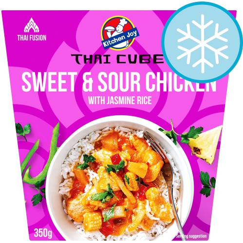 Kitchen Joy Sweet & Sour Chicken with Jasmine Rice (350g)
