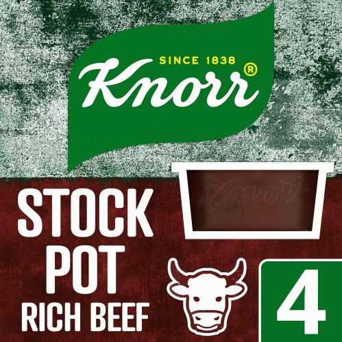 Knorr Rich Beef Stock Pot (4 x 28g)