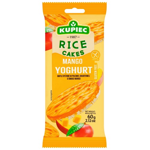 Kupiec Mango Yogurt Rice Cakes (60g)