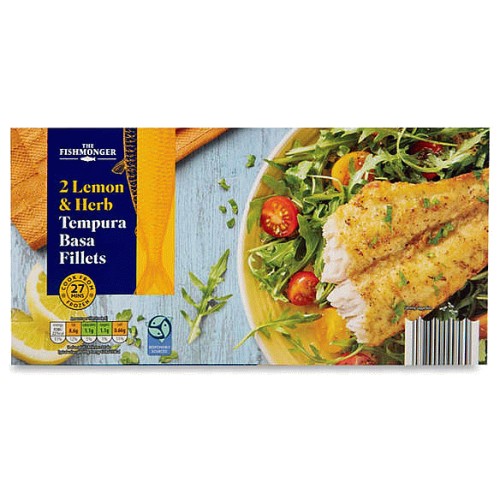 Lemon & Herb Tempura Basa Fillets (2)