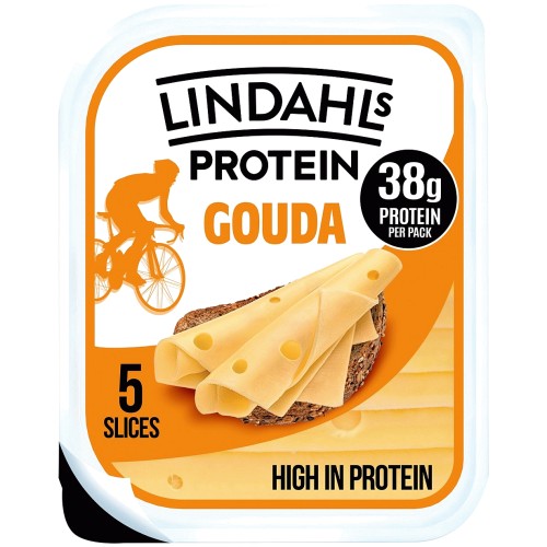 Lindahls Protein Gouda Cheese Slices (125g)