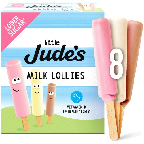 Little Jude's Milk Lollies (8 x 35ml)