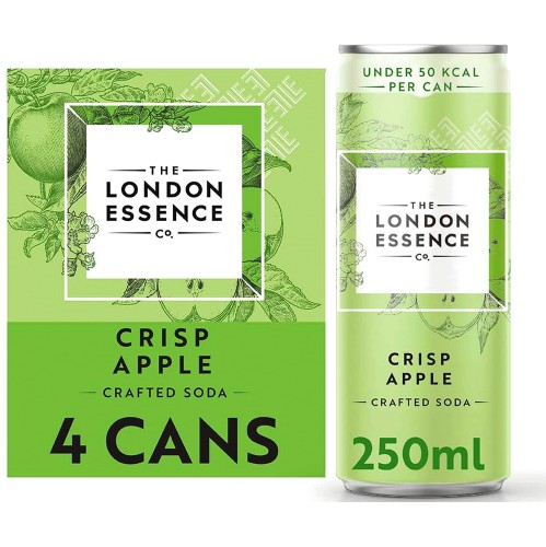 London Essence Crisp Apple Soda (4 x 250ml)