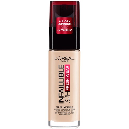 L'Oreal Paris Infallible 32H Freshwear Liquid Foundation 15 Porcelain (30ml)