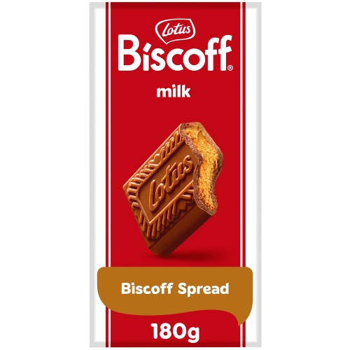 Lotus Biscoff Milk Chocolate with Biscoff Cream (180g)
