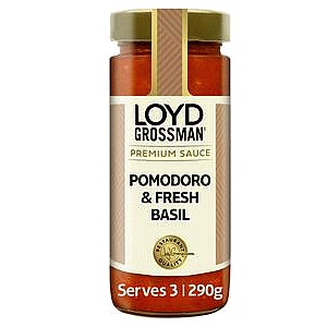 Loyd Grossman Pomodoro & Fresh Basil Pasta Sauce (290g)