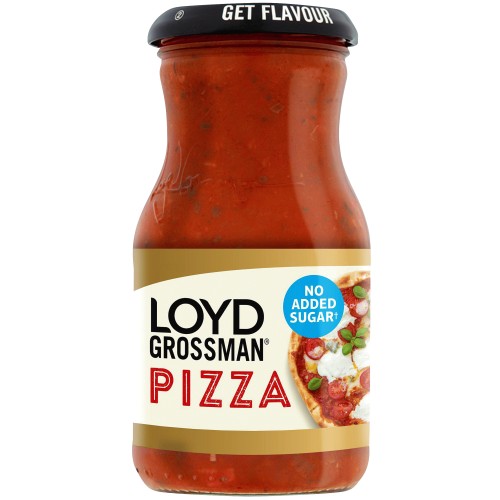 Loyd Grossman Tomato Basil Oregano Pizza Topping Sauce No Added Sugar (350g)