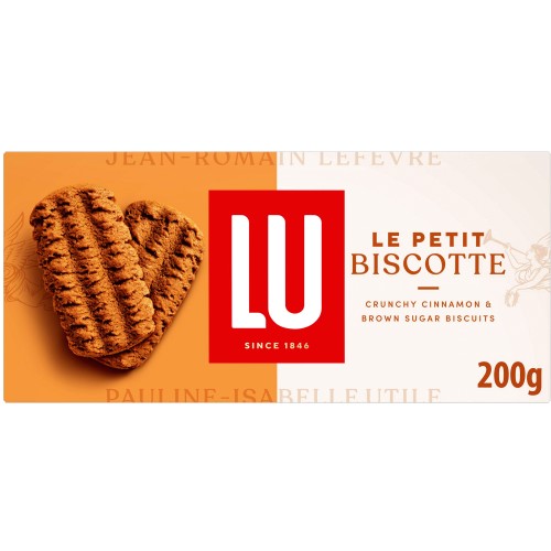 Lu Petit Biscotte Crunchy Cinnamon & Brown Sugar Biscuits (200g)