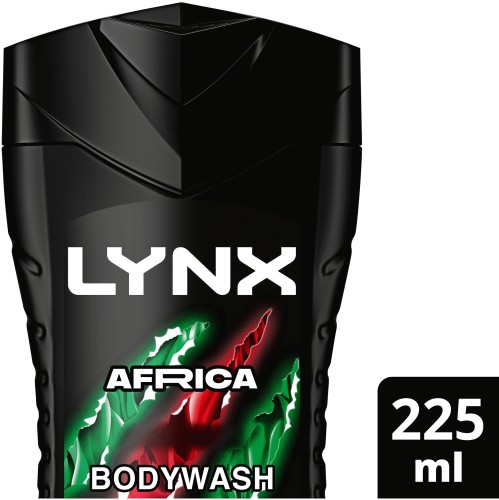 Lynx Africa Shower Gel Refreshing Fragrance Body Wash (225ml)