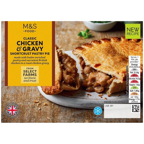 M&S Chicken & Gravy Shortcrust Pastry Pie (200g)