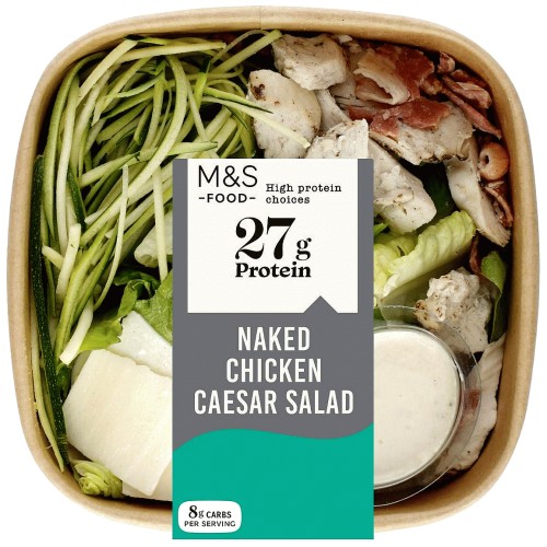 M&S High Protein Naked Chicken Caesar Salad Serves 1 (250g)