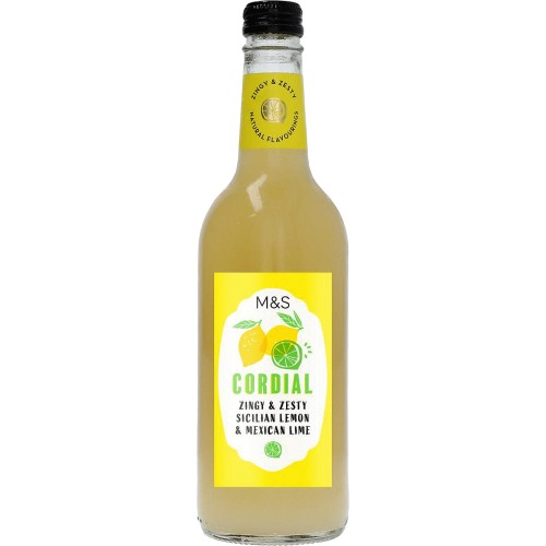 M&S Lemon & Lime Cordial