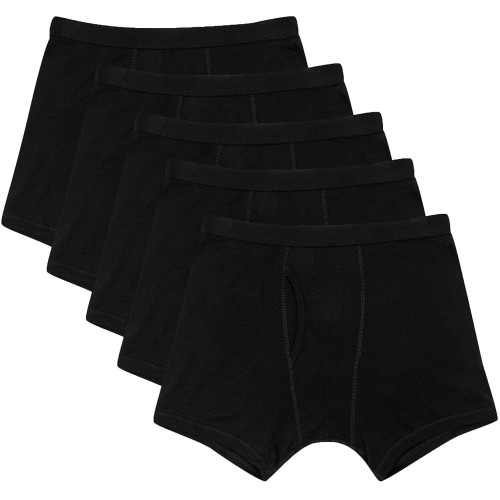 M&S Mens Pure Cotton Cool & Fresh Trunks S Black (5)