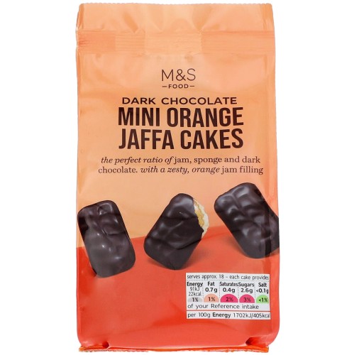 M&S Mini Dark Chocolate Orange Jaffa Cakes (100g)